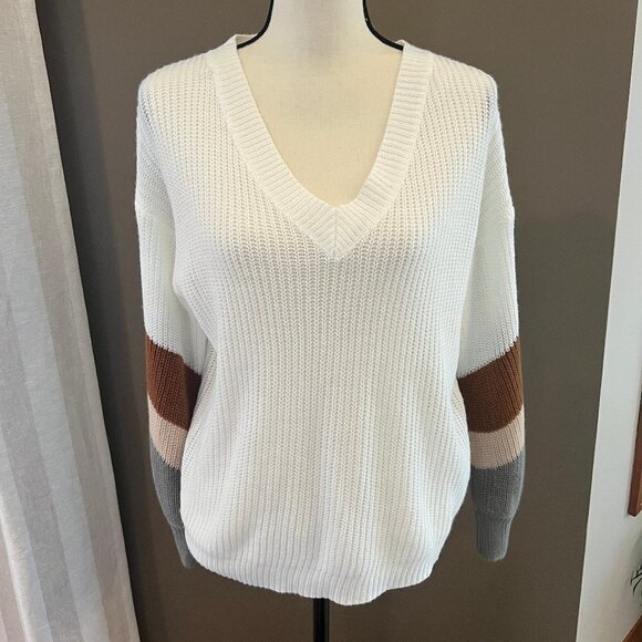 SHEIN Sweaters - Shein Super Soft V-neck sweater, Size Medium